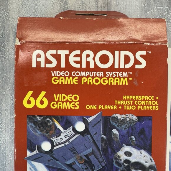 Atari 2600 Asteroids Video Computer System Game Program Complete Box VGC - Picture 2 of 15